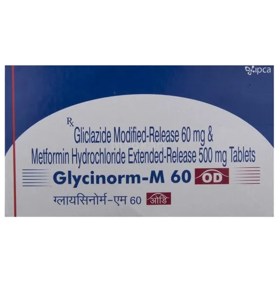 glycinorm m od 60mg tablet 10's